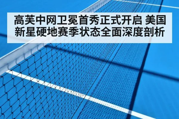 hard court tennis match